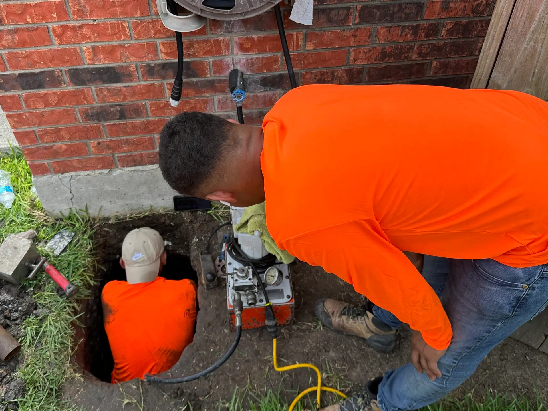 X-Treme Steel crew performing foundation work